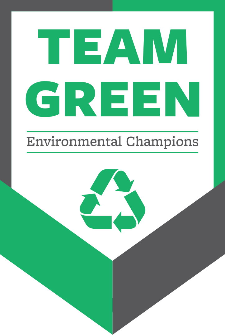 Team Green Environmental Champions recycling badge